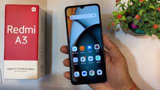 Redmi A3 Unboxing 2024  Camera  Refresh Rate  Good or Bad [upl. by Punak]