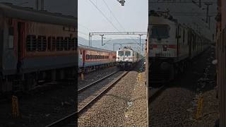 12202 KVCLLTT Garib Rath Exp Crossing and Overtaking with Agressive Honking⚡🔥 [upl. by Kristofor402]