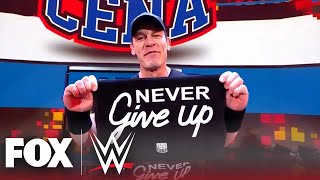 Watch John Cena’s return entrance on Monday Night Raw  WWE on FOX [upl. by Idnym]