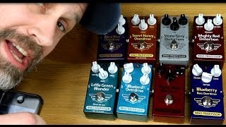 8 Overdrive Pedals from Mad Professor Comparison  Shootout [upl. by Babbie]