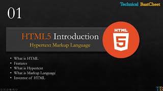 1 HTML5 Introduction  HTML5 Tutorial  Technical BaatCheet  By Rajiv sir [upl. by Marguerita]