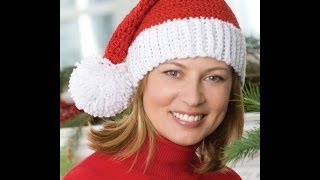 How to Crochet Santa Hat  Video One [upl. by Seem]