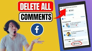 How To Delete All Comments On Facebook At Once [upl. by Haimorej785]