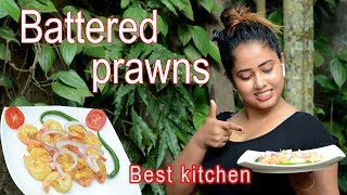 Battered Prawns curry Sri Lanka [upl. by Ailhat]