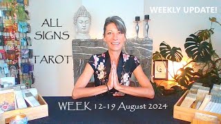 ✨ALL SIGNS✨ Weekly Update  12  19 August 2024 ✨End of a tough cycle soulsearchtarot tarot [upl. by Sukram]