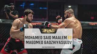 Mohamed Said Maalem vs Magomed Gadzhiyasulov  FREE MMA Fight  BRAVE CF 65 [upl. by Nnaynaffit]