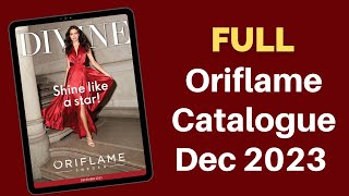 Oriflame catalogue December 23 [upl. by Odraner33]