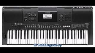 Styles Yamaha PSR  E463 [upl. by Hiller254]