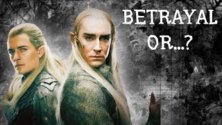 Why did Legolas betray his father Thranduil quotThe Hobbit and The Lord of the Rings [upl. by Stilu]