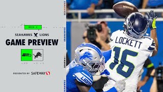 Seahawks at Lions Game Preview  2024 Week 4 [upl. by Papst]