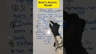 Bohrs Atomic Model chemistry shorts [upl. by Alexandr]