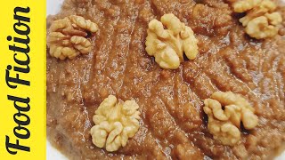 Akhrot Ka Halwa Without Khoya  A Recipe By Food Fiction [upl. by Alra]