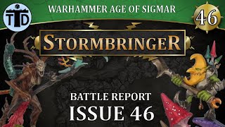 Sylvaneth Branchwych Warhammer AoS Stormbringer Issue 46 Battle Report [upl. by Ysnil]