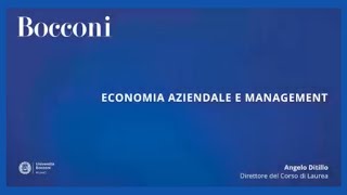 Economia aziendale e management [upl. by Leahcim]