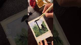 Paint therapy anyone  🪷✨🌿 painting acrylicpainting youtubeshorts [upl. by Ihab]