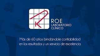 Servicio al cliente  Laboratorio Clínico Roe [upl. by Rolf]