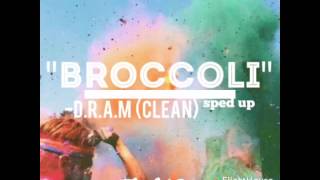 Broccoli DRAM🌸 Clean Sped Up [upl. by Oihsoy632]