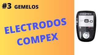 ⭕3 COMPEX en GEMELOS ¿Cómo se ponen los electrodos Coloca bien los parches del electroestimulador [upl. by Podvin]