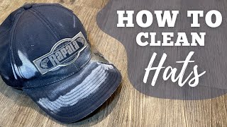 How to Clean a Dirty Hat  The BEST Way [upl. by Pedaias]