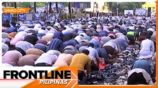 Libulibong Muslim nagtipontipon para sa Eid’l Fitr  Frontline Pilipinas [upl. by Alraep220]