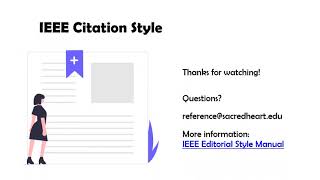 IEEE Citation Style [upl. by Sisile]