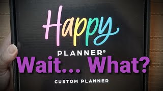 Happy Planner Custom Planner [upl. by Gertie]