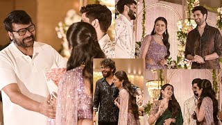 TFI Celebs Attends at Designer Shravya Varma  Srikanth Kidambi Wedding Reception  Chiranjeevi  FT [upl. by Adaminah]