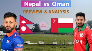 Nepal vs Oman Cricket Match LIVE [upl. by Einad930]