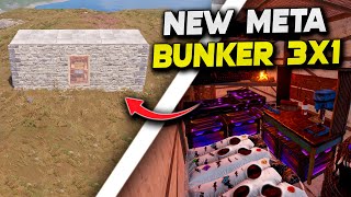 NEW 3x1 BUNKER META In Rust 2024  Rust Building Tutorial [upl. by Dirtsa338]