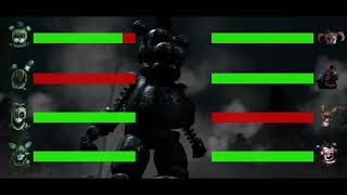 FNAF Salvaged Vs Drowned aniamtronics with healthbars [upl. by Bobbette]