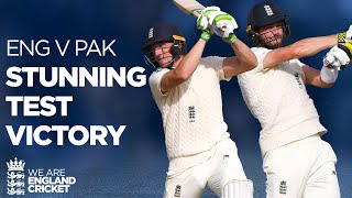 Dramatic Ending To Test  England v Pakistan Highlights 2020 [upl. by Zucker]