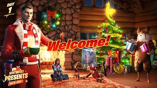 Welcome to Fortnite Winterfest 2023 ALL PRESENTS [upl. by Nassir]