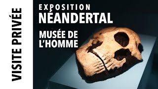 Visite privée Néandertal au musée de lHomme [upl. by Llerret211]