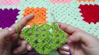 BeginnerHow To Crochet Granny SquareHINDI TUTORIAL [upl. by Wardlaw]