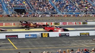 Top Fuel Nitro funny Car Race at Joliet Raceway 2019 [upl. by Akerdnuhs112]