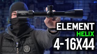 Yeni Element Optics Helix 416x44 FFP Tüfek Dürbünü  İNCELEME [upl. by Acinorrev]