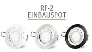 SSCLUXon  RF2 Einbaustrahler flach amp schwenkbar inkl LED GU10  Produktvorschau [upl. by Nohtanhoj308]