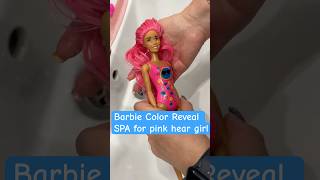 BARBIE Color Reveal Neon TieDye MAKING HEAR for Pink hear girl Как помыть голову кукле Barbie [upl. by Nevaed]