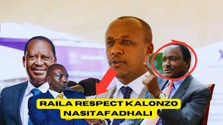 quotRaila Lazima Hurespect Kalonzo nasitafadhaliquot Furious Mutula Kilonzo Junior to ODM [upl. by Hasina]