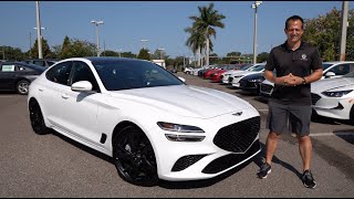 Is the NEW 2022 Genesis G70 Sport a performance sedan worth the price [upl. by Nordin]