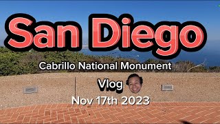 California Walking Tour Cabrillo National Monument San Diego CurachaGomez [upl. by Hamlet]