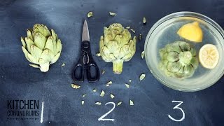 How to Steam and Eat an Artichoke  Kitchen Conundrums with Thomas Joseph [upl. by Navar779]