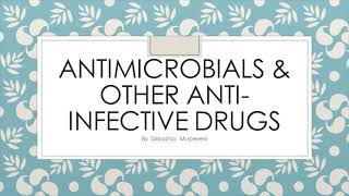 Antimicrobials ANTIBIOTICS  Pharmacology lecturer [upl. by Dreeda20]