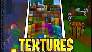 ¡MEJORES texturas para Minecraft bedrock 121 PE [upl. by Dlanigger]