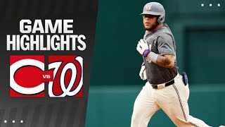 Reds vs Nationals Game Highlights 72024  MLB Highlights [upl. by Cchaddie]