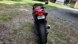 Custom 98 GSXR 750 tail conversion [upl. by Akibma496]