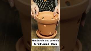 Beautiful Terracotta Planters Round shaped Bonsai Planter  Orchid Pot  Hanging Planter  NikGoals [upl. by Enyaj]