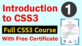 Introduction to CSS3 [upl. by Christophe499]