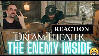 EL ESTEPARIO DREAM THEATER THE ENEMY INSIDE  DRUM COVER REACTION [upl. by Latoye]