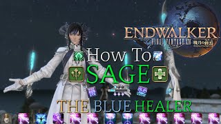 FFXIV Endwalker Level 90 Sage Guide Opener Rotation Stat Priority amp Playstyle etc Outdated [upl. by Tanny]